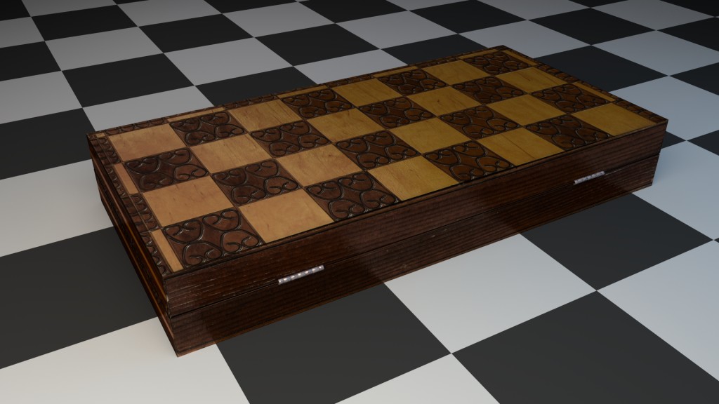 Wooden, handcrafted Chessboard preview image 2